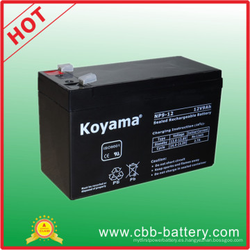 Excelente rendimiento VRLA Battery Lead Acid Battery 9ah 12V